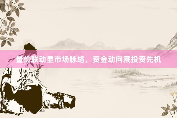 量价联动显市场脉络,资金动向藏投资先机