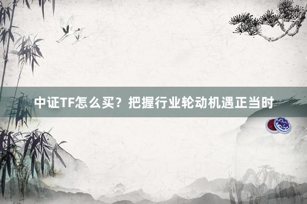 中证TF怎么买?把握行业轮动机遇正当时